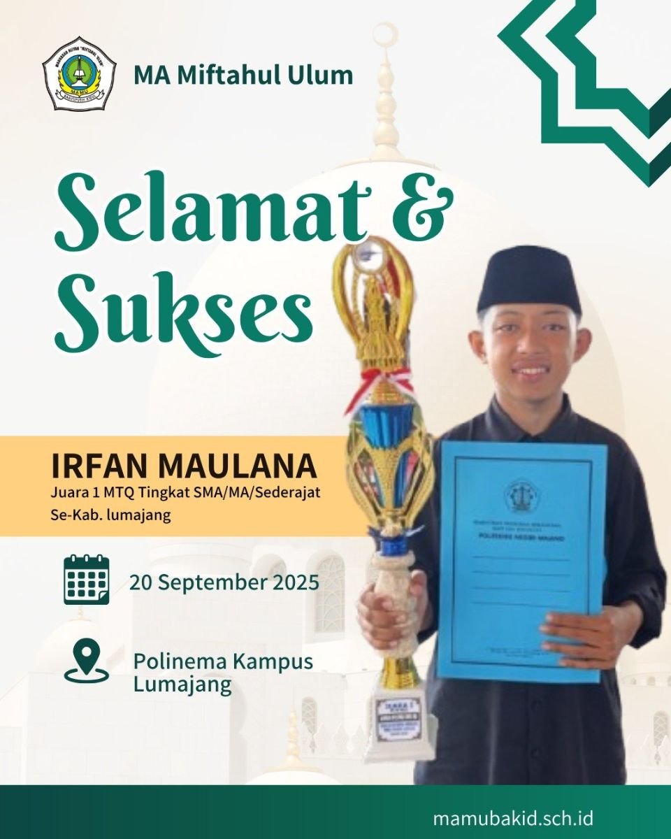 Juara 1 MTQ Tingkat Kabupaten Lumajang POLINEMA 2025